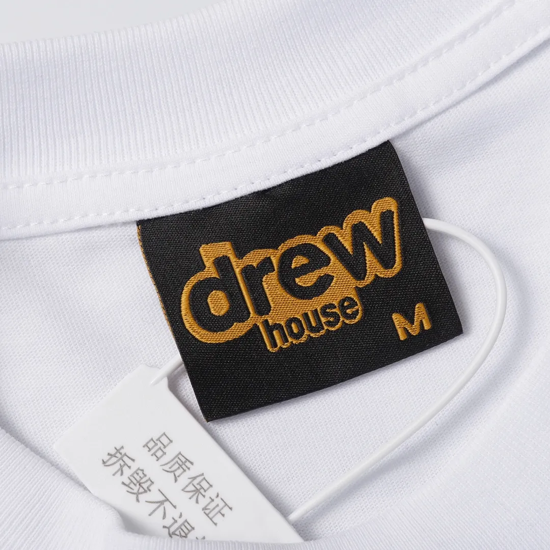 D 058 9 2023SS Same Style drew T g , ！ Quality！！ ， Quality！！ ， ！！ ， ， ， ， ， 。 Sizes：S M L XL ：Black White Royal Blue Red Brown White Orange